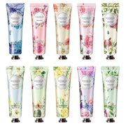 10pcs Fruity Flowery Hand Cream Moisturizing Nourishing Anti Chap Repairing Hands Care Beauty Skincare Hand Creams Sets