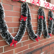 1pc-Christmas Eve Decoration Bar Tops Ribbon Garland Christmas Tree Kitchen Ornaments Wedding Party Decoration Prop