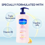 400ML Vitamin B3 Vaseline Nicotinamide Whitening Body Lotion Skin Care Healthy White Body Brightening Cream Contains