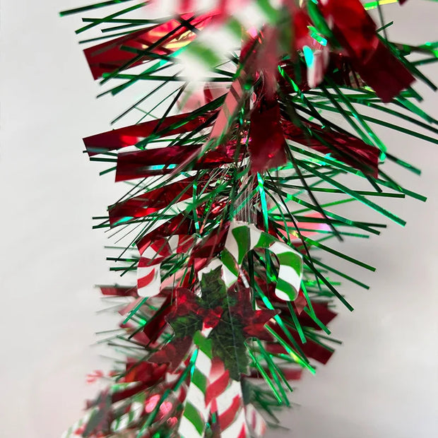 2M Merry Christmas Decorations Strip Ribbon Christmas Tree Ornament Bears Gingerbread People Snowmen New Year Supplies Red Green