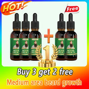 Beard Growth Serum Fast Styling Thicker Longer Fuller Beard Softening