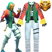 New 2025 Halloween Kids Costume Game Boss Fish Tiger Jumpsuit Boy Birthday Christmas Party Fancy Carnival Costumes Skelet eqs9X