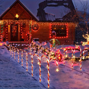 Solar-Powered Candy Cane Christmas Lights, with 8 Modes - Perfect for Lawn, Yard, Garden & Xmas Tree, Christmas Decor