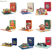 Pop Up Christmas Card, 3D Holidays Greeting Cards, New Year Card