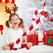 3pcs 35 Inch Inflatable Christmas Candy Cane for Indoor Outdoor Holiday Yard Decorations Festive Xmas Decorations Gift Party Fa