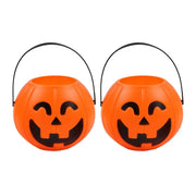 Halloween Pumpkin Bucket  Portable Candy Basket Halloween Ghost Festival Bar Home Decor Sugar Filling Jar Halloween Party Gift
