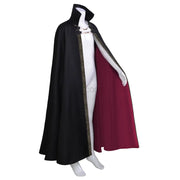 Halloween Vampire Costume Adult Kids Dracula Devil  Witch Cosplay Cape Medeival Gothic Steampunk Death Cloak Metal Chain