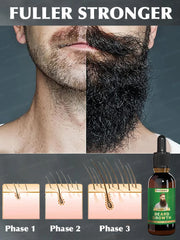 Beard Growth Serum Fast Styling Thicker Longer Fuller Beard Softening