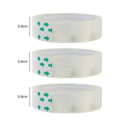 10/5/1 Rolls Premium Transparent Tape 0.8cm 1.2cm 1.8cm Multifuntion High-viscosity Adhesive Tape for Gift Wrapping Packing