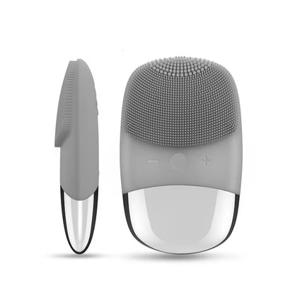 Electric Facial Cleansing Brush Silicone Sonic Face Cleaner Motor Ultrasonic Cleaning Intelligent Facial Cleansing Massage Tool
