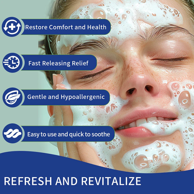ENVISHA Face Skin Care Mousse Foaming Makeup Remover Facial Cleanser Deep Cleansing Moisturizing Beauty Health Exfoliation