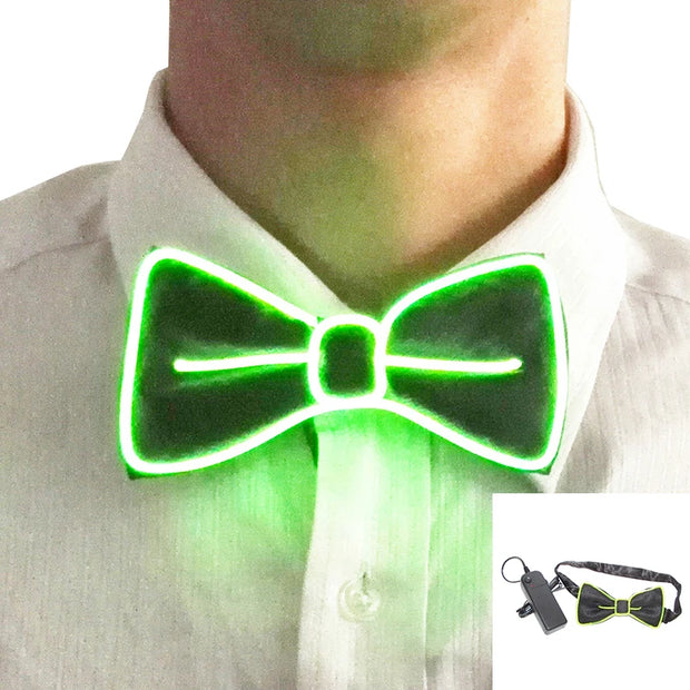Halloween Christmas Anime Accessory Decorative Headwear Luminous LED Headband Glow Bow Ties Girls Women Cute Gift Headband