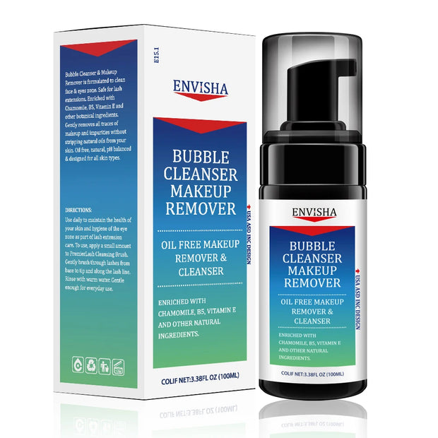ENVISHA Face Skin Care Mousse Foaming Makeup Remover Facial Cleanser Deep Cleansing Moisturizing Beauty Health Exfoliation