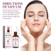 Glycolic Acid 10% Toning Solution Fade Fine Lines Firming Face Serum Improve Facial Dryness Redness Glycolic Acid Repair Essence