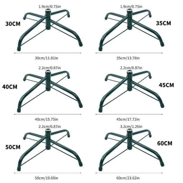 Rustproof Metal Christmas Tree Holder Base Folding Support Stand for Artificial Trees Rusts Resistant Tree Bracket