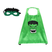 MINISO Superhero Cape Cartoon Anime Cosplay Costumes Gig Cape Mask Halloween Clothing Boy Birthday Gift Girl Novelty Accessories