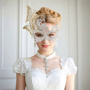 Princess Half Face Mask Butterfly Masquerade Performance Props Halloween Accessories