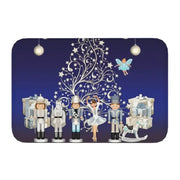 Nutcracker Doll Floor Door Kitchen Bath Mats Anti-Slip Indoor Christmas Soldier Toy Doormat Garage Entrance Rug Carpet Footpad