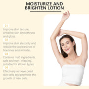 Vitamin C Lightening Body Lotion Deep Hydration Improve Rough Dullness Fade Melanin Turmeric Cream Brightening Skin Care Product