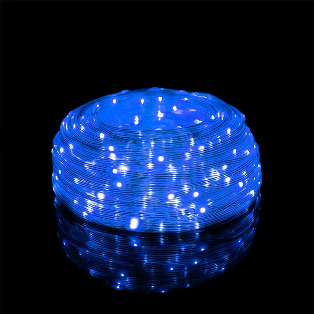 Christmas Decorations For Home 2025 Led Festoon Fairy Lights 20/50/100M EU/US Plug New Year 2025 Street Garland On The House
