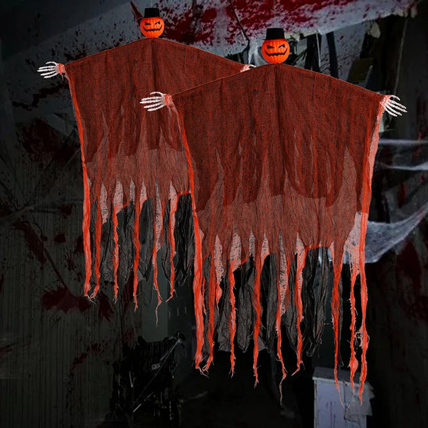 Day of The Dead Halloween Decoraiton 2025 Hallowen Outdoor Decor Hanging Flags Ghost Skeleton Decor Home Decor