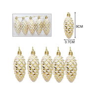Candy Decorations for Christmas Tree,Red And Gold Candy Cane,Pine Cones,Christmas Home Decoration 2025,Xmas Tree Ornament