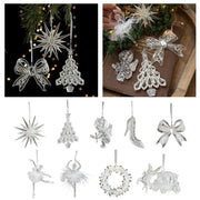 Christmas Decoration Collection Party Supplies Celebration Indoor Hanging Pendant for Cabinet Window Farmhouse Home Holiday