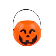 Halloween Pumpkin Bucket  Portable Candy Basket Halloween Ghost Festival Bar Home Decor Sugar Filling Jar Halloween Party Gift