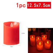 Red Flameless Shake Led Candles Light Swing light Led Battery Power Candles Lamp Electronic Led Lamp Halloween Home Decor