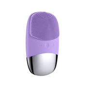 Electric Facial Cleansing Brush Silicone Sonic Face Cleaner Motor Ultrasonic Cleaning Intelligent Facial Cleansing Massage Tool