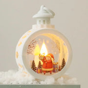 Christmas decorations retro night lights luminous gifts window ornaments desktop layout props atmosphere pendant desk decoration