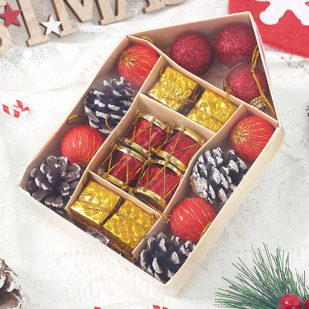 Christmas Balls Christmas Tree Pinecone Snowflake Candy Ornaments Xmas Hanging Tree Pendants Home Party Decor 2026 New Year Gift