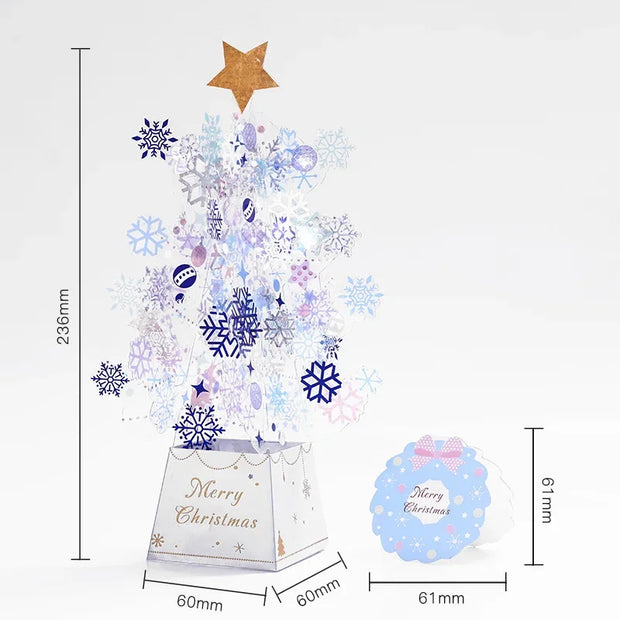 3D Pop UP Santa Cards Marry Christmas Greeting Cards Party Invitations Gifts New Year Greeting Card Anniversary Gifts Postcard