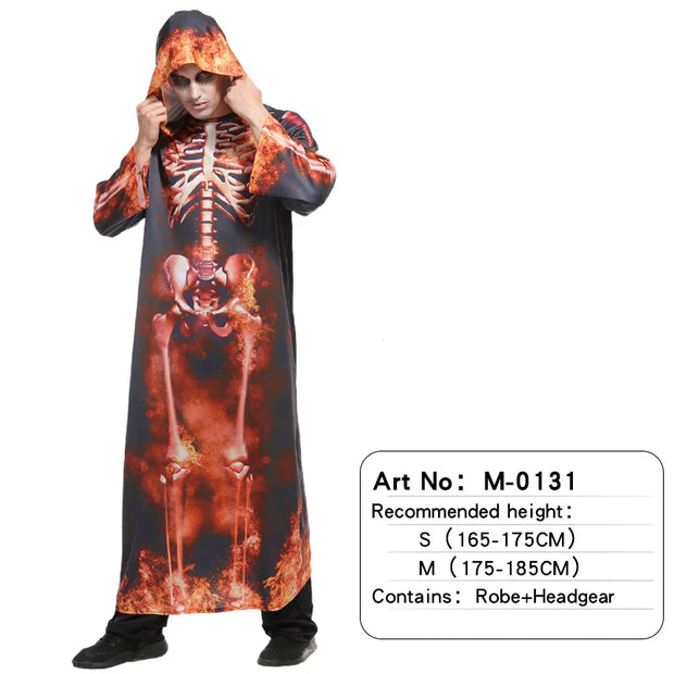 Halloween Male Vampire Cosplay Costume with Shirt/ Pants/ Vest/ Cloak，Men's Carnival Party Devil Dress Up