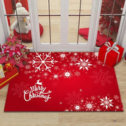 2025Merry Christmas Welcome Doormat Living Room Front Door Entrance Foot Mat Bedroom Bath Rug Christmas Decorations