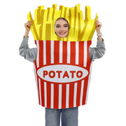Festival Costumes Red Tomato Delicious Ketchup Costume Adult Boy Girl Funny Disguise Suit Yellow Halloween Cosplay Party Clothes