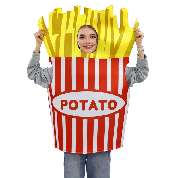 Festival Costumes Red Tomato Delicious Ketchup Costume Adult Boy Girl Funny Disguise Suit Yellow Halloween Cosplay Party Clothes