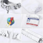 Kids Astronaut Cosplay Costume Nasa Boys Girls Spaceman Pilot Child Halloween Dress Up One-piece Jumpsuit Outfit Party Bodysuit