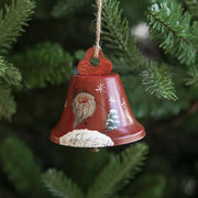 Christmas Bells Ornaments, Retro Wrought Iron Photo Frame Decor, Xmas Tree Pendant for Home Festival Atmosphere Decorations