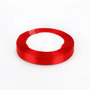 Red Satin Ribbon Wedding Christmas Halloween Party Decoration Gift Wrapping Scrapbooking Supplies DIY Bow Crafts Packing Tape