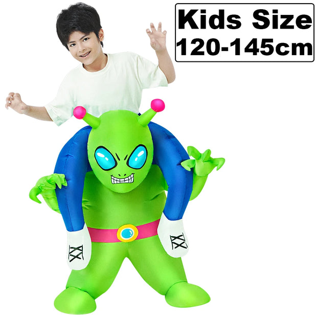 New Alien Inflatable Costume Anime Suits Dress Mascot Purim Halloween Christmas Party Cosplay Costumes for Kids Adult