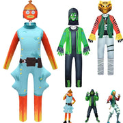 New 2025 Halloween Kids Costume Game Boss Fish Tiger Jumpsuit Boy Birthday Christmas Party Fancy Carnival Costumes Skelet eqs9X
