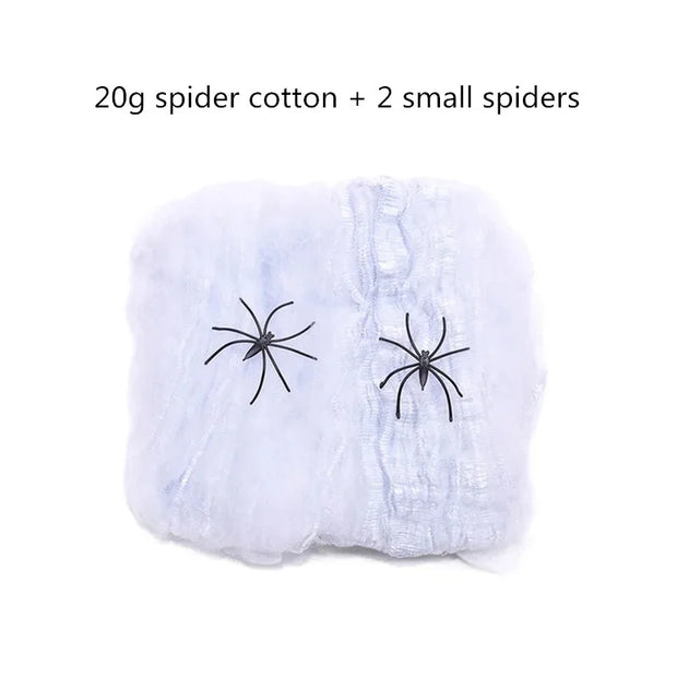 Halloween spider web simulation big black spider decoration bar scene layout props party decoration lawn scenery home decoration