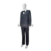 New The Addams Cosplay Family Wednesday Addams Costume Halloween Black Dress for Women Cosplay Costume suits 20