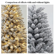 Artificial Christmas Tree PVC Cedar Flocked with LED Lights Christmas Tree 1.2m To 2.7m Christmas Family Atmosphere Decoration