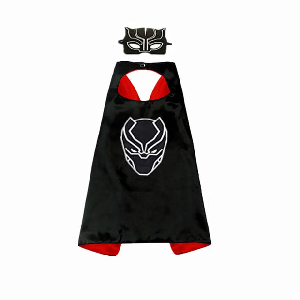 MINISO Superhero Cape Cartoon Anime Cosplay Costumes Gig Cape Mask Halloween Clothing Boy Birthday Gift Girl Novelty Accessories