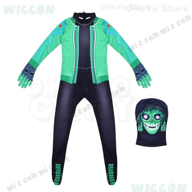 Game Skin Outfit Fortnitte Cosplay Fishstick Omega Jumpsuit Black Knight Costume Carnival Adults Kids Halloween Roleplay