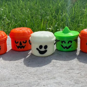 Mini Halloween Nostalgia Bucket Mini Halloween Candy Jar Basket Pumpkin Bucket Little Halloween Candy Bucket, wholesale