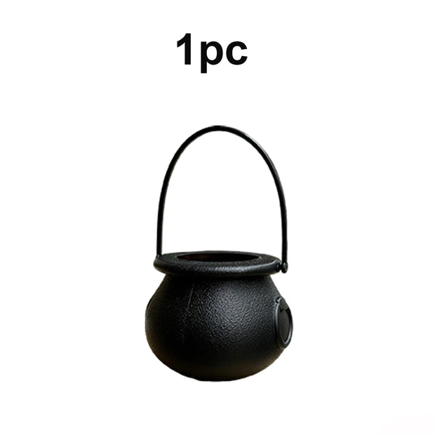 Witch Cauldron Buckets Set, Halloween Candy Bowls for Parties & Events, Perfect for Halloween, Easter, St. Patrick's Day