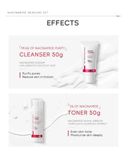 Niacinamide Skin Care Set Oil Control Anti-Wrinkle Aging Fine Lines Serum Whitening cream Repair Face Nourish Toner 4 Set box